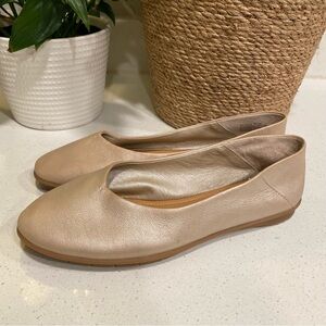 Latigo Natalia Rose Gold Metallic Ballet Flats Women’s 9.5M